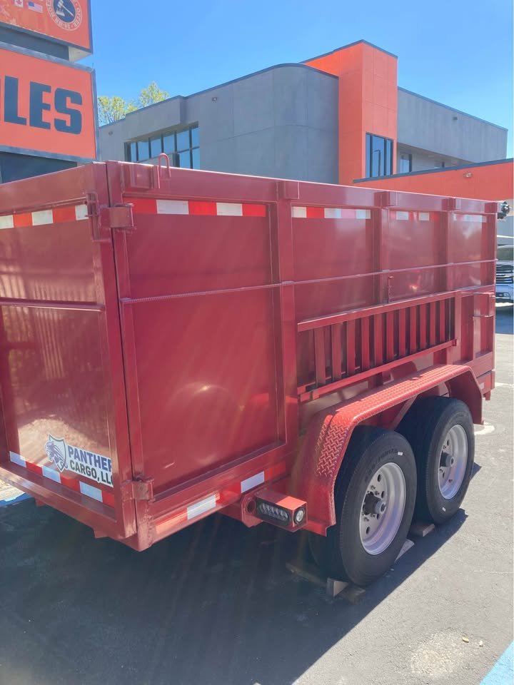 2025 Panther Cargo 7x12TA Dump Trailer — Tandem Axle. image 3