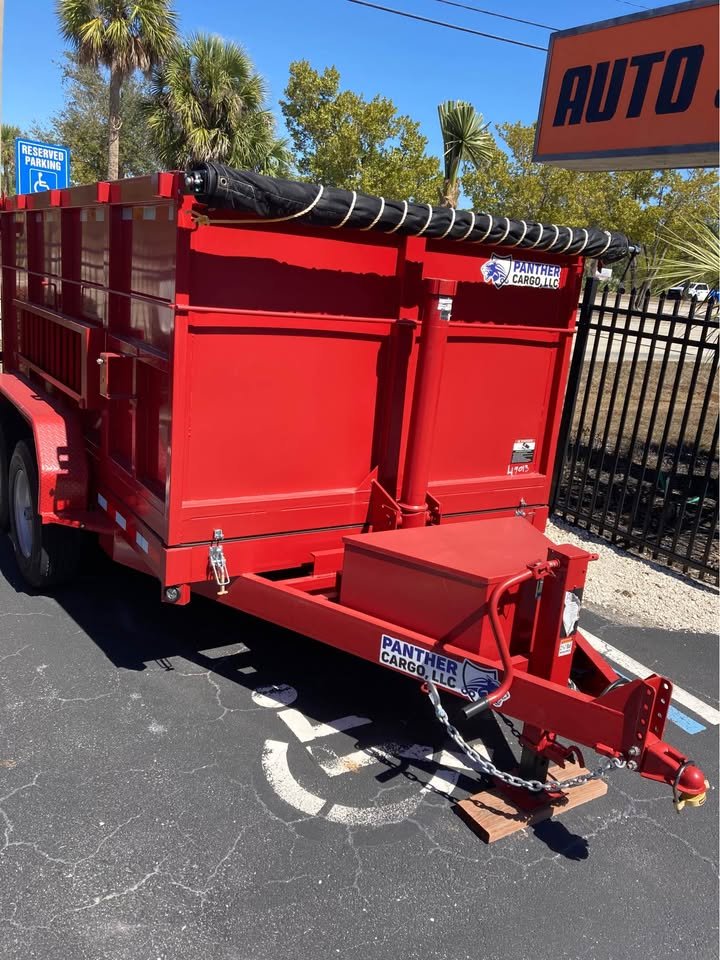 2025 Panther Cargo 7x12TA Dump Trailer — Tandem Axle. image 5