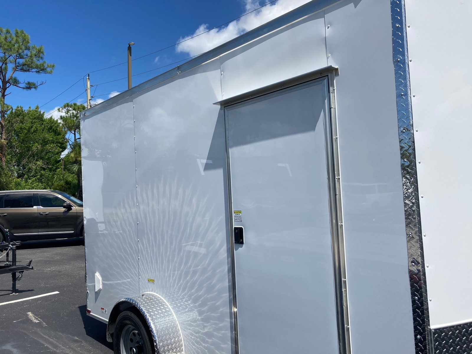 2027 Quality Cargo LLC 7x12SA 9" Extra HT, Barn Doors image 3