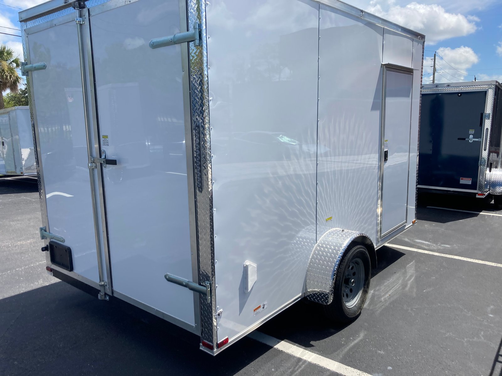 2027 Quality Cargo LLC 7x12SA 9" Extra HT, Barn Doors image 4