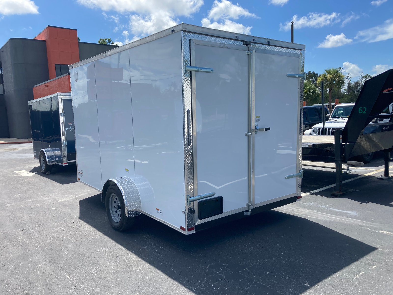 2027 Quality Cargo LLC 7x12SA 9" Extra HT, Barn Doors image 6